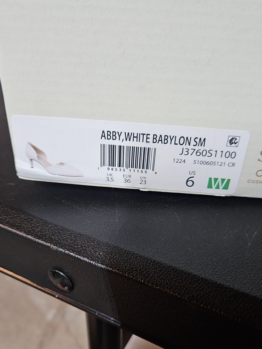Life Stride Abby White D'Orsay Heels